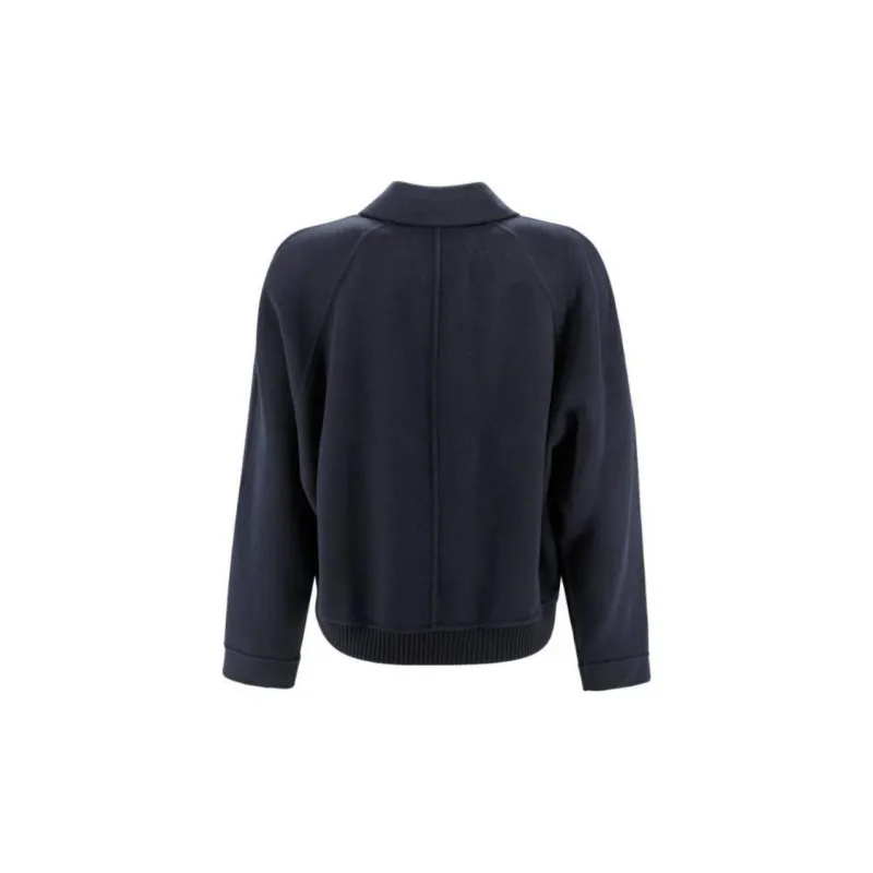 MaxMara Studio Buttoned Long Sleeved Jacket-1