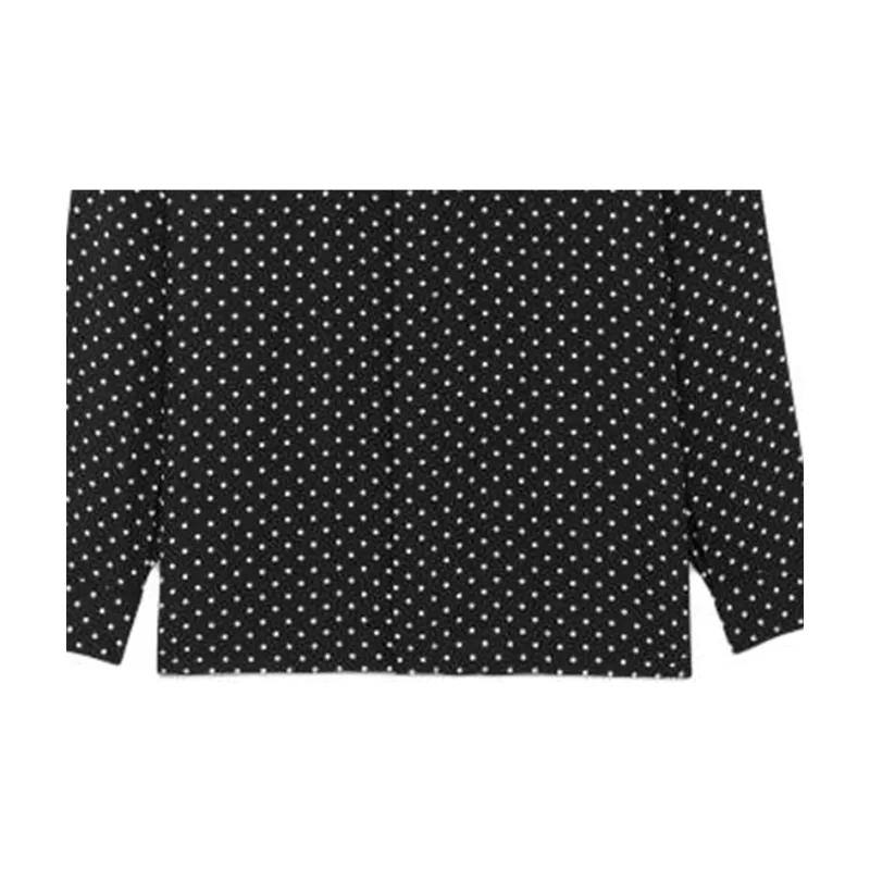 SAINT LAURENT Dotted Long Sleeved Shirt-5