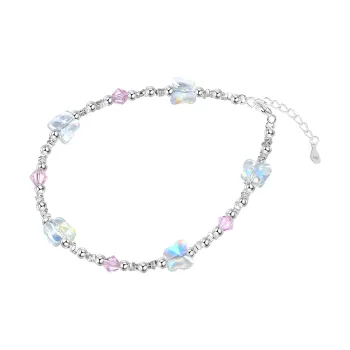 Adorned With Hearts 925 Sterling Silver Bracelets Women's Niche Design Sensibility