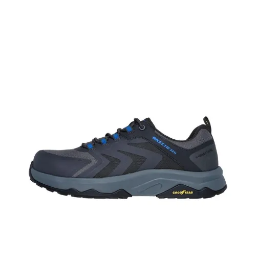 Skechers Work Anti-Slip Wear-Resistant Low-Top Casual Shoes Men's Black