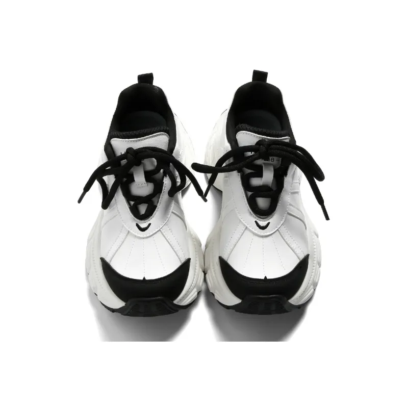 HUANQIU Cushioning, Slip Resistant, And Abrasion Resistant Low Top Chunky Sneakers Women's-5