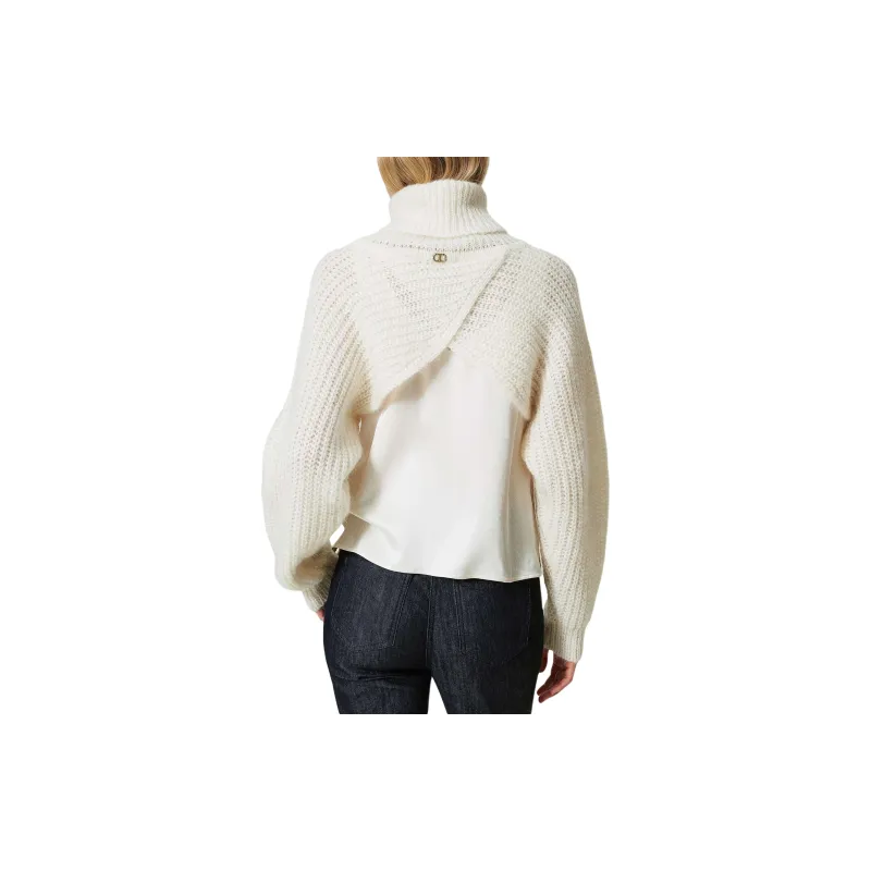 Twinset Roll neck Knit Shrug-2