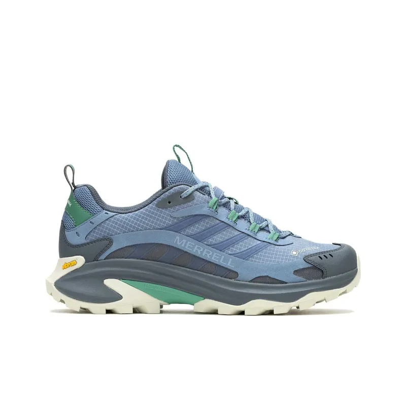 MERRELL MOAB SPEED 2 Anti Slip Wear Resistant Low Top Hiking Shoes Men's Blue-1