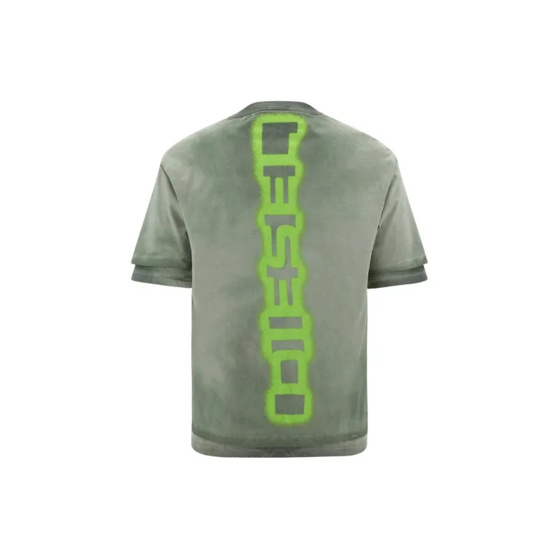 DIESEL T-Shirt Men's Moss Green-1