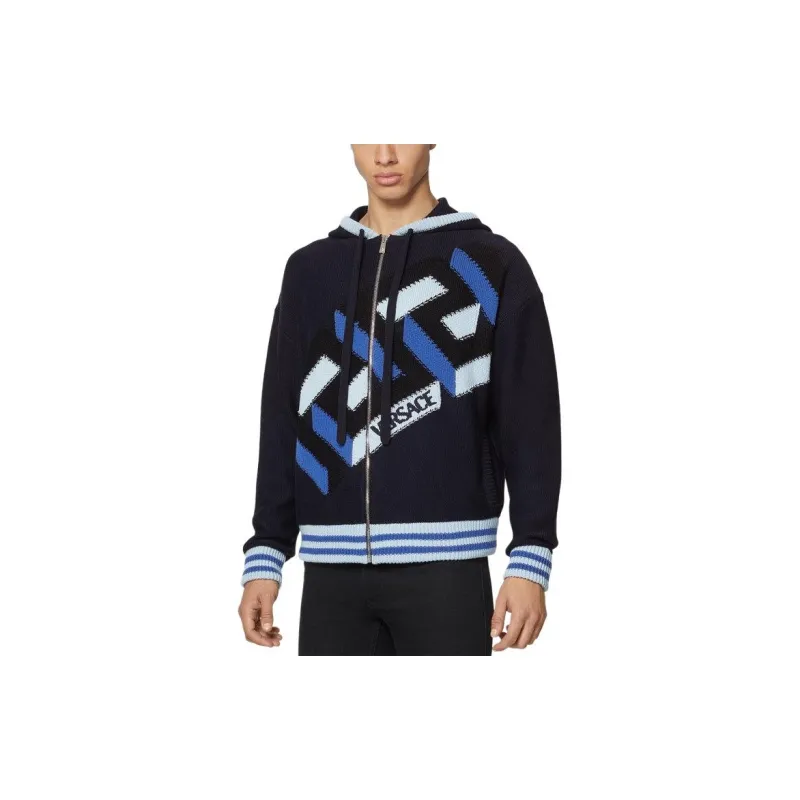 VERSACE Sweaters Men Blue-2