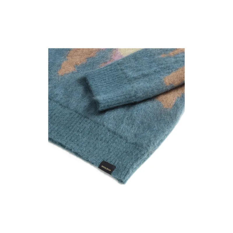 WOOLRICH Landscape print Jumper-4