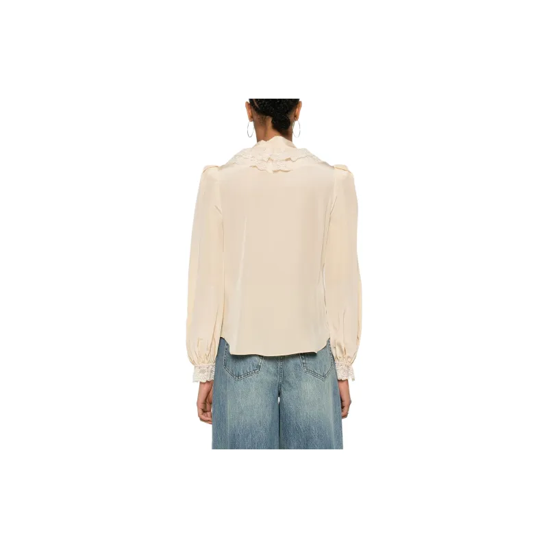 Zimmermann Buttoned Round Neck Top-2