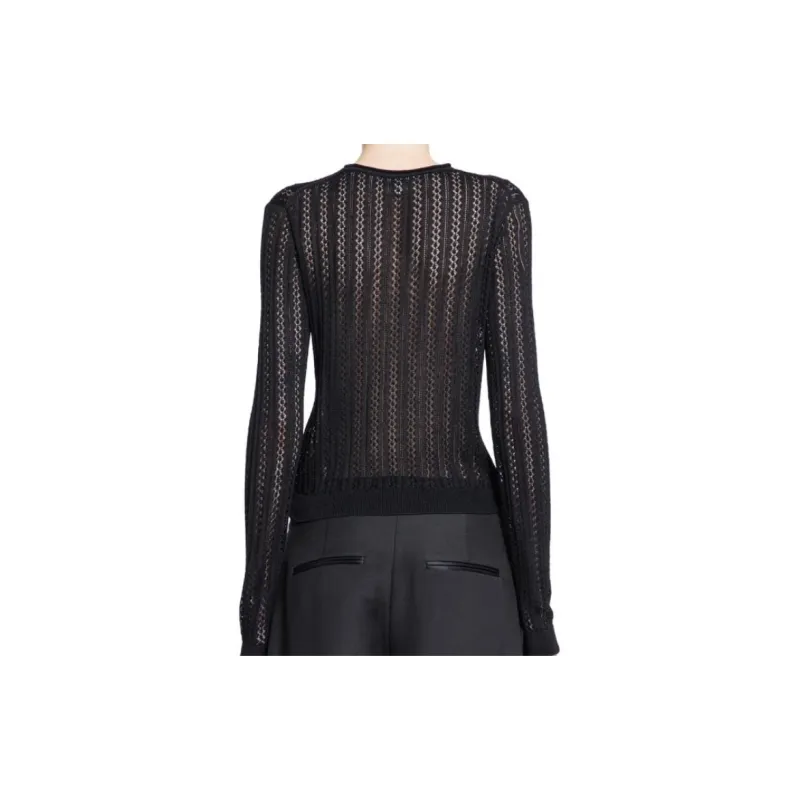 KHAITE Colleen Top 'Black'-1