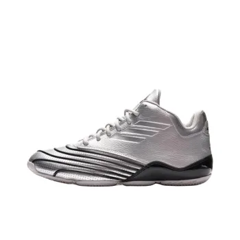 Adidas Return Of The Mac Anti Slip Wear Resistant Mid Top Basketball Shoes Men's Silver Black