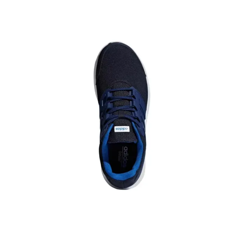 Adidas Galaxy 4 Anti Slip Wear Resistant Low Top Running Shoes Men's Marine Blue-4