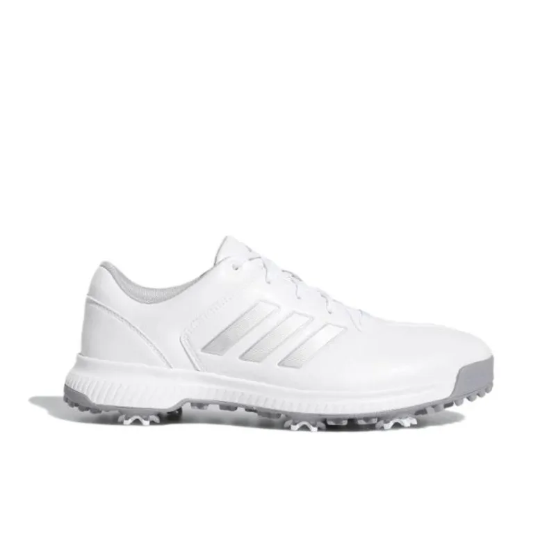 Adidas Traxion Anti-Slip Wear-Resistant Low-Top Golf Shoes Unisex White-1