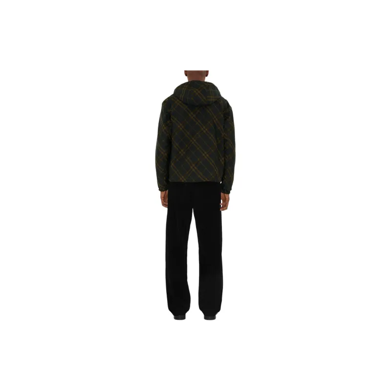 Burberry Checked Hooded Reversible Jacket-3