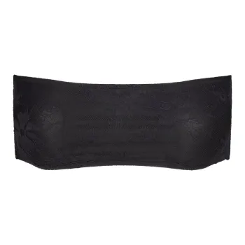 SKIMS FW24 ULTRA FINE LACE BANDEAU Bra Women's 1 Pack ONYX/Onyx