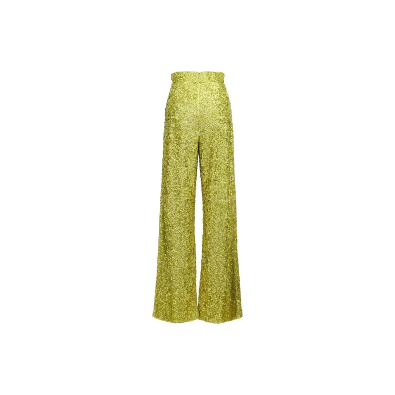 ERMANNO SCERVINO Sequin Embellished Flared Pants-1