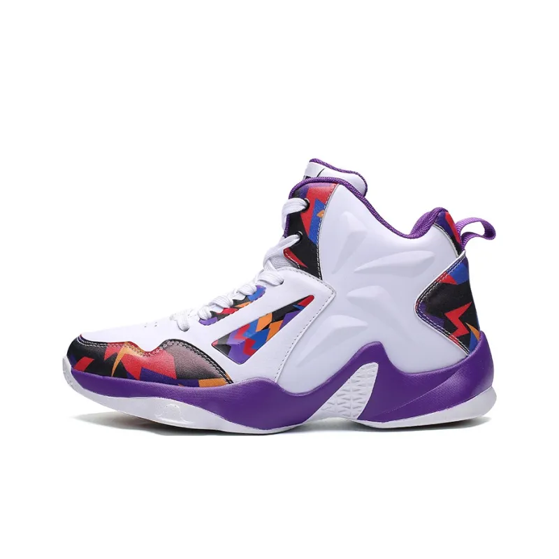 AMICNIEGD Grip Anti-Slip And Wear-Resistant High-Top Basketball Shoes Men's-13