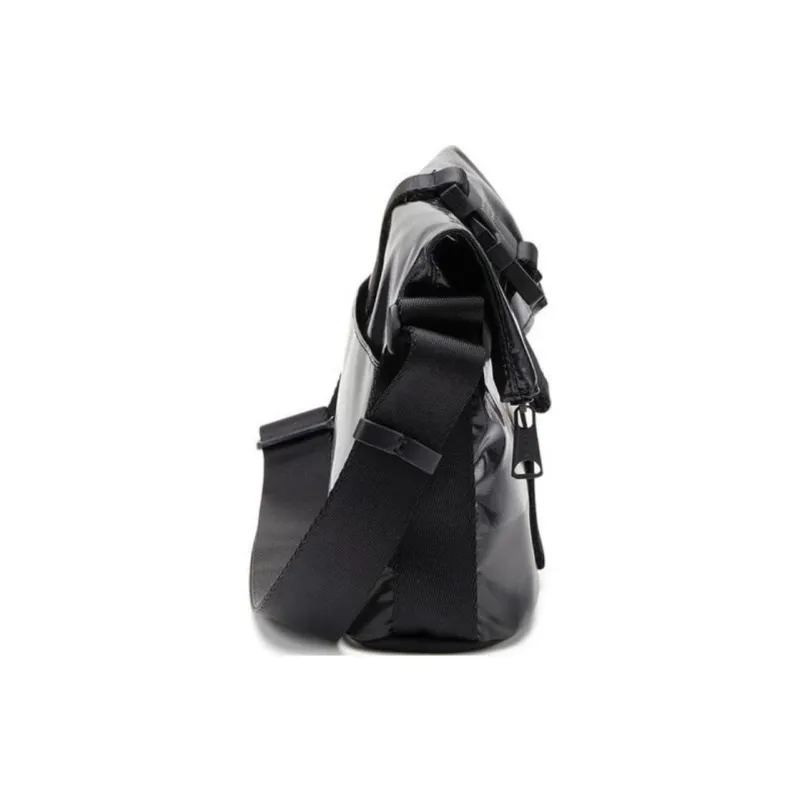 DIESEL Polyvinyl Chloride Messenger Bag Crossbody Bag Shoulder Bag Men's Black-1