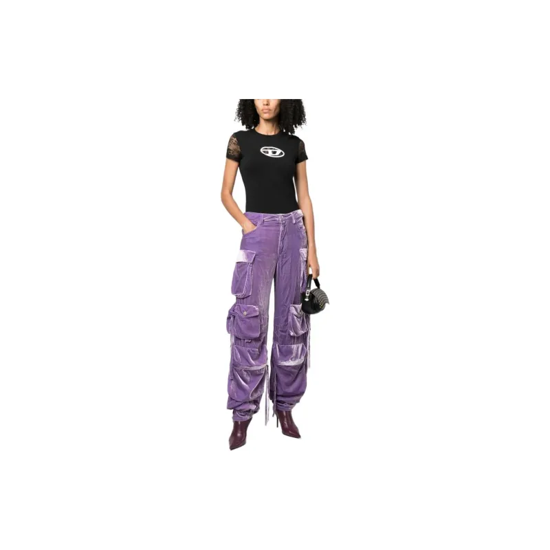 DIESEL Regular T-Shirt Women's Black-1
