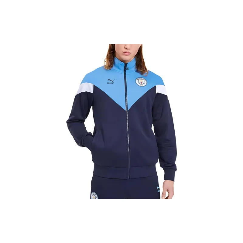 PUMA MCFC Jacket Men's Light Blue-2