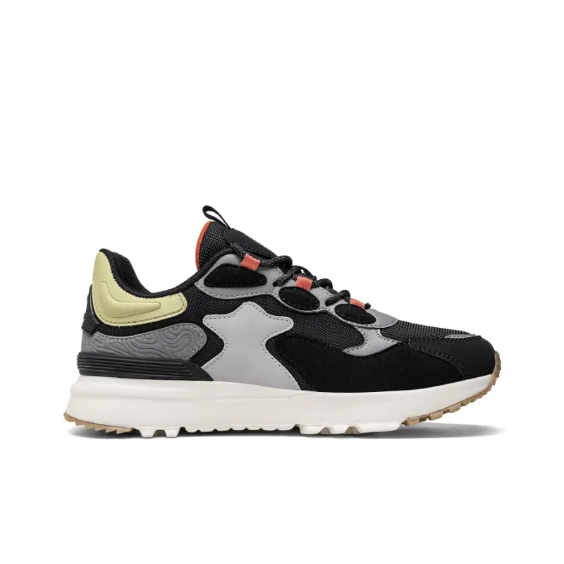 NFL Basic Leisure Series Anti Slip Wear Resistant Low Top Casual Running Shoes Men's Black Gray Green-1
