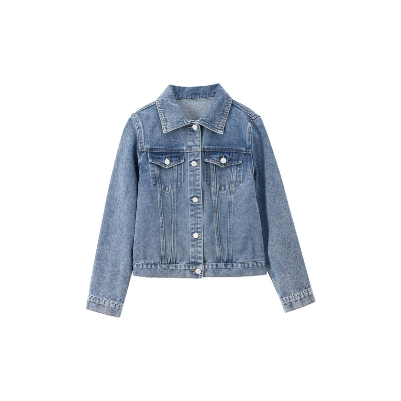 SENTUBILA Denim Jackets Women's-2