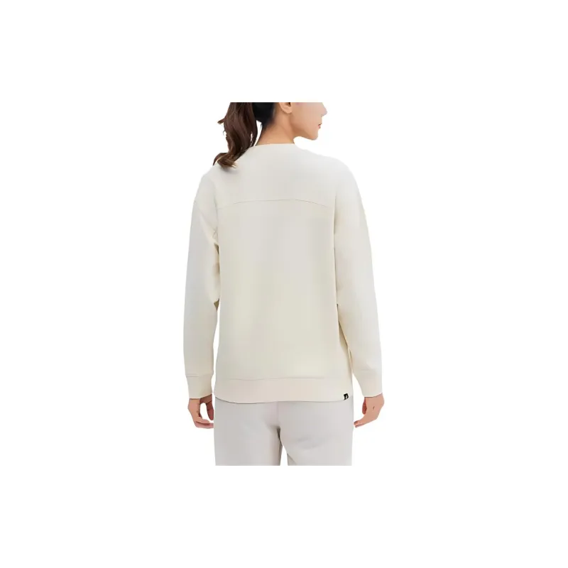 DECATHLON Sweatshirt Women's Light Yellow-3
