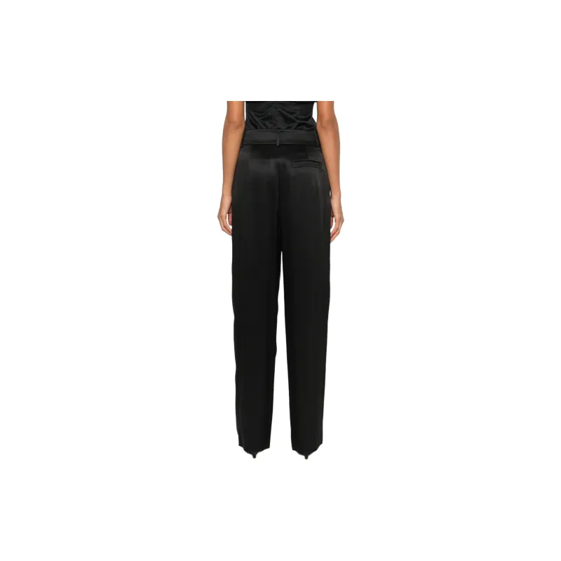 GIORGIO ARMANI Silk Tailored Trousers-2