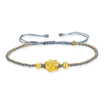 Old Qingyun Silver Building Gold Bracelet Unisex