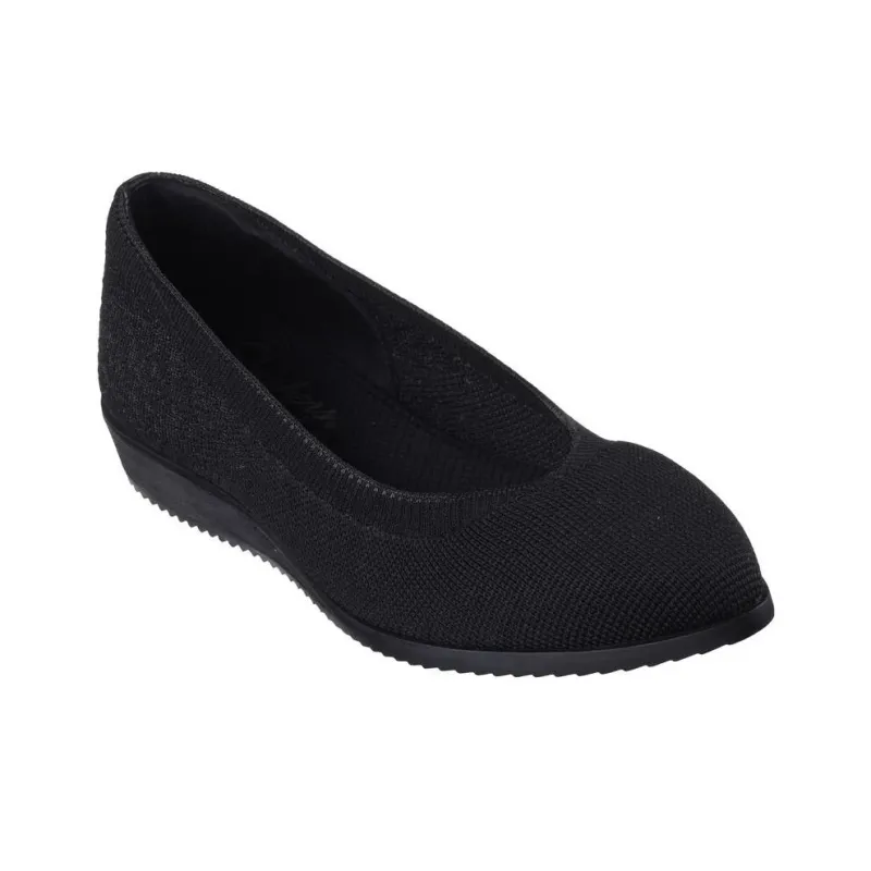 Skechers Cleo Sawdust Anti-Slip Wear-Resistant Low-Top Casual Shoes Women's Black-2