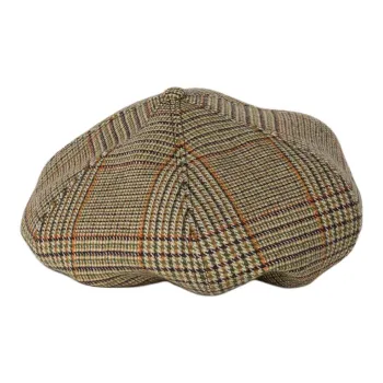 MIU MIU Wool Fabric Berets Unisex Brown
