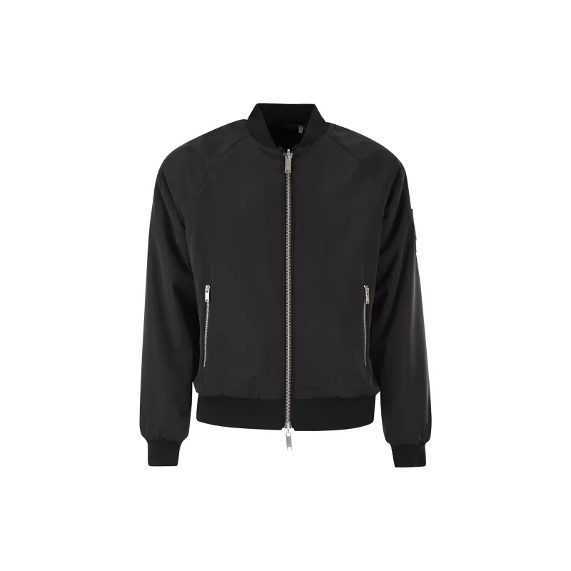 Moose Knuckles Long Sleeved Zip Up Bomber Jacket-1