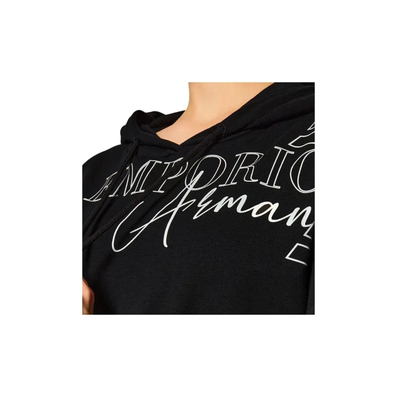 EMPORIO ARMANI SS23 Long Sleeved Dress Women's Black-4