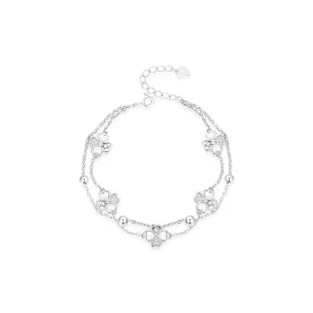 Danfu 925 Sterling Silver Bracelets Women's