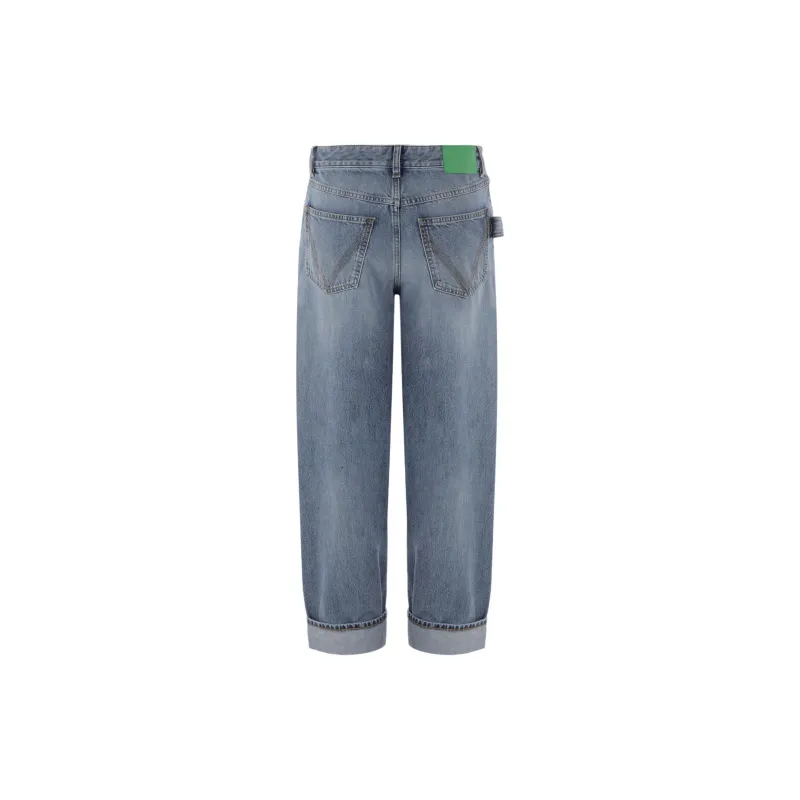Bottega Veneta High Waisted Relaxed Fit Jeans-1