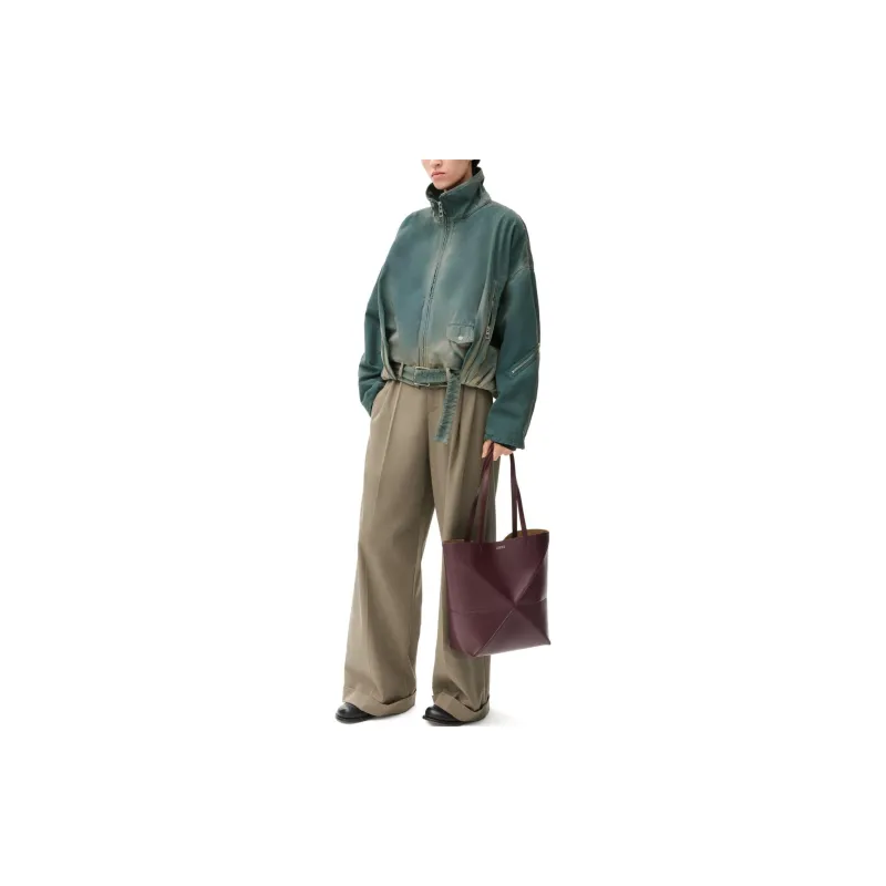LOEWE Balloon Jacket 'Slate Blue Washed'-1