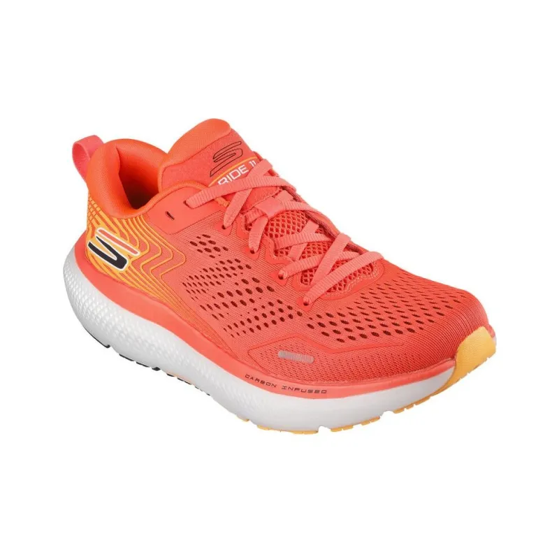 Skechers GO Run Ride 11 Anti-Slip Wear-Resistant Low-Top Running Shoes Men's Red-2
