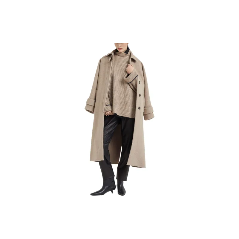 Brunello Cucinelli Leather Trousers-4