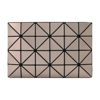 ISSEY MIYAKE Polyvinyl Chloride Resin Clutch Women's Light Pink