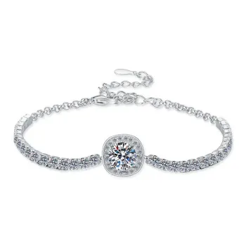 Danfu 925 Sterling Silver Bracelets Women's