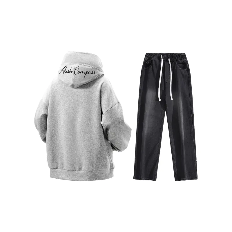 A.X.S.K Sweatshirt Sets Unisex-13