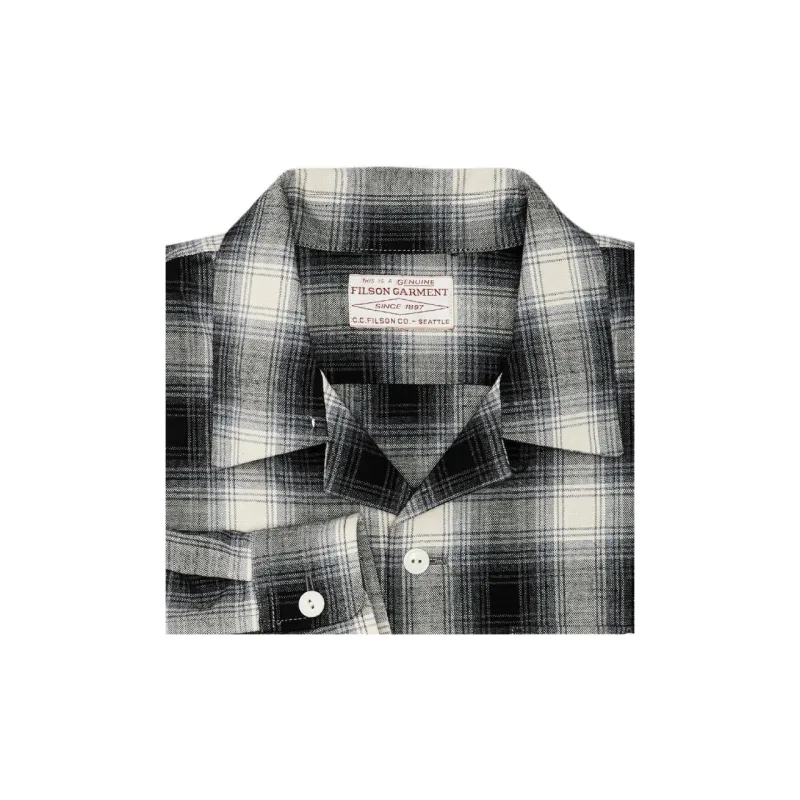 Filson Shirt Men's Black Gray Color-2