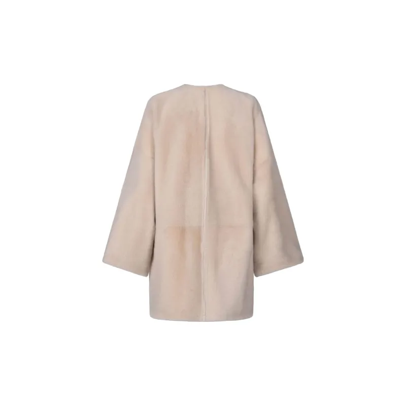 MaxMara FW24 Coats Women's Light Beige-2