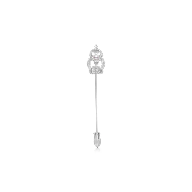 WUJINBAOZHU 18K Gold Plated Copper Brooches Women's-1