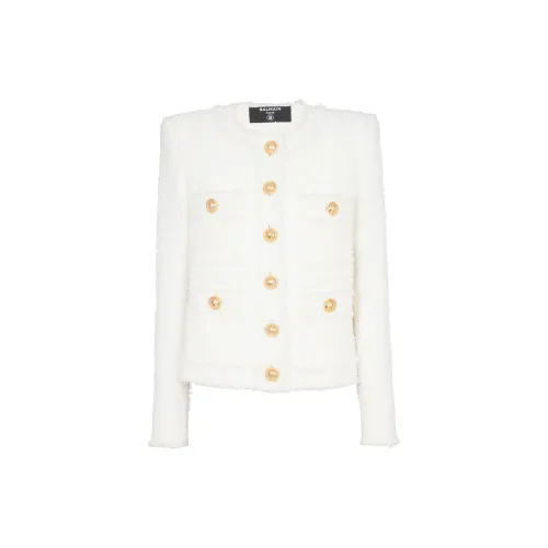 BALMAIN Jackets Women's White