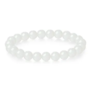 Fortune Gold Hetian Jade Bracelets White Jade Unisex