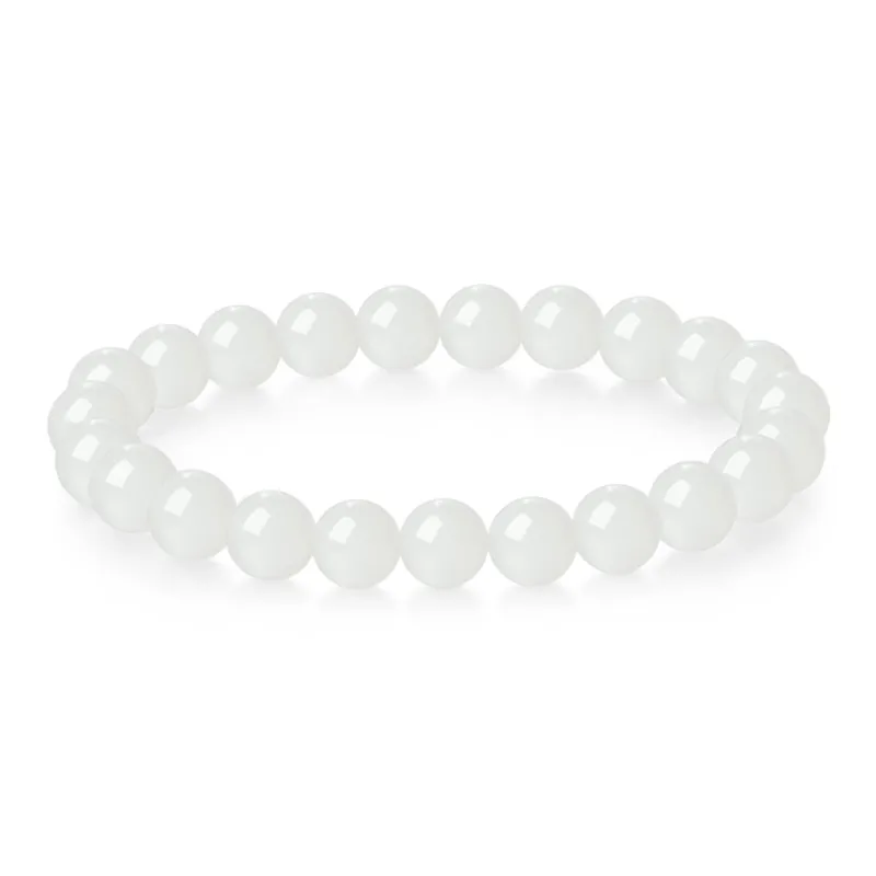 Fortune Gold Hetian Jade Bracelets White Jade Unisex-0