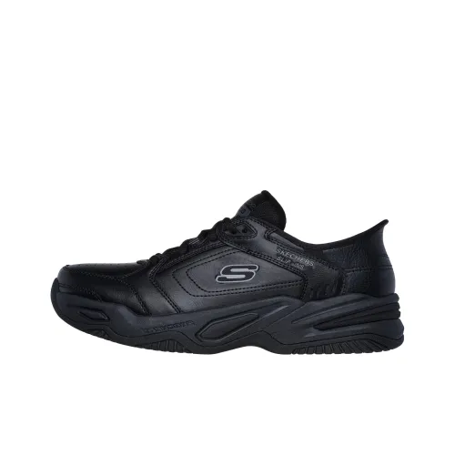 Skechers Slip Ins Non-slip Lightweight Low-Top Casual Shoes Men's Black