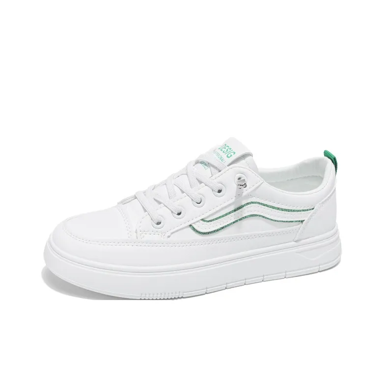 M.M Party Cushioning, Wear Resistant Low Top Skateboard Shoes Women's-1