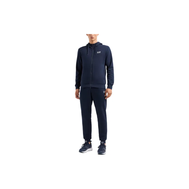 EMPORIO ARMANI EA7 FW24 Casual Sportswear Men's Navy Blue-1