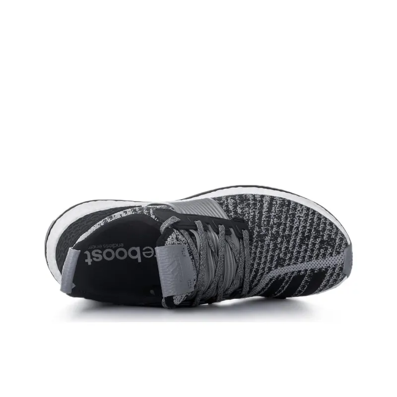 Adidas PureBoost ZG Anti Slip Wear Resistant Low Top Casual Running Shoes Men's Black Gray-3