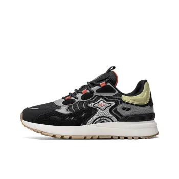 NFL Basic Leisure Series Anti Slip Wear Resistant Low Top Casual Running Shoes Men's Black Gray Green